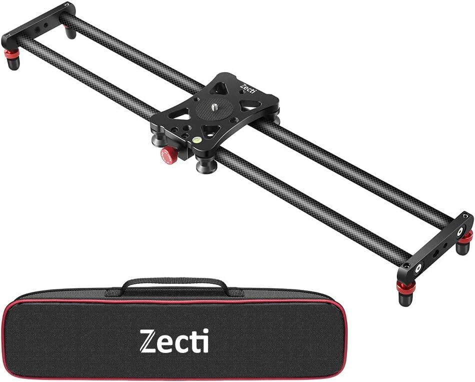 Camera Slider Adjustable Carbon Fiber Camera Dolly Track Slider Video Stabilizer Rail for Camera DSLR Video Movie Photography Camcorder Stabili & phone