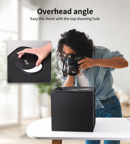 photo light tent Light Box Photography Photo Shooting Tent kit,Portable Folding Photogr – Zecti